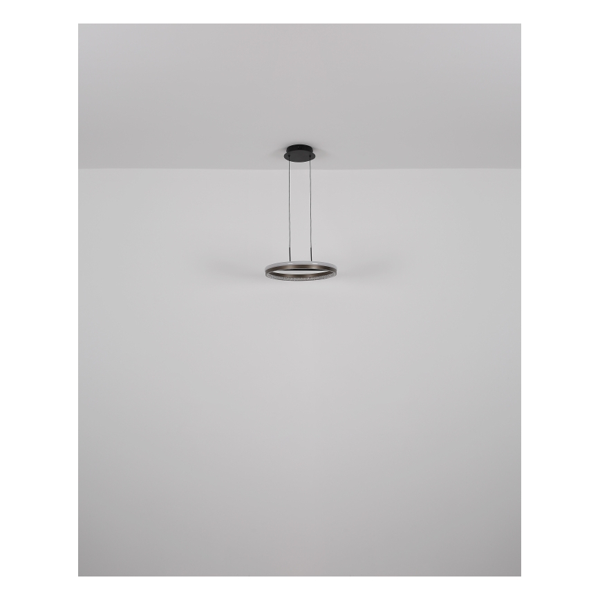Globo - Suspension filaire LED/40W/230V 3000/4000/6000K d. 39,7 cm marron