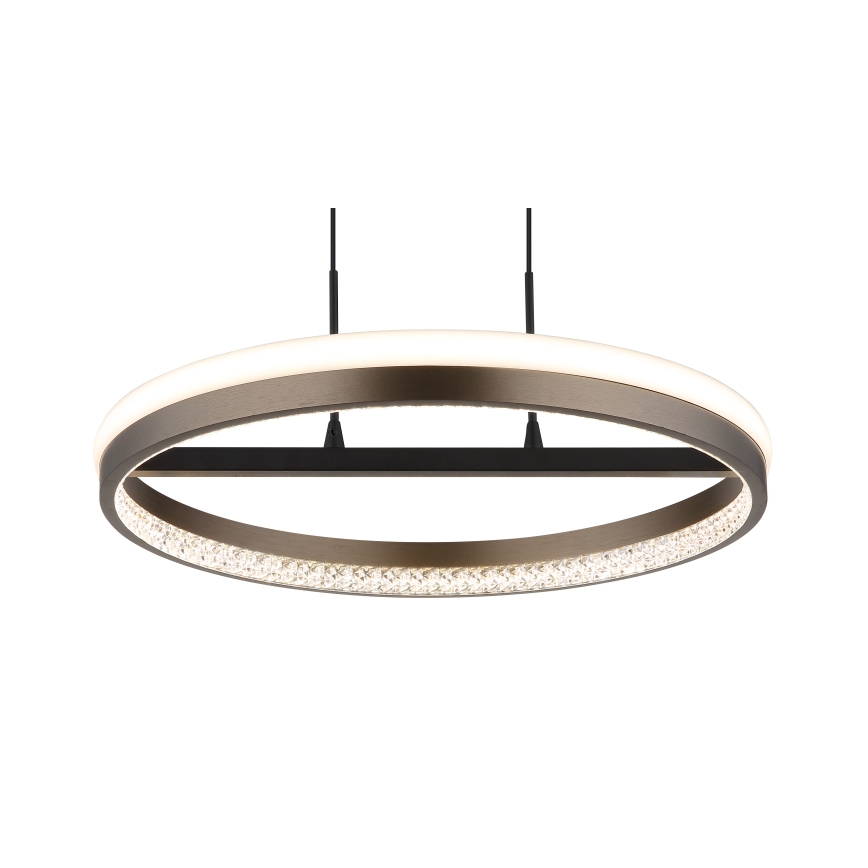 Globo - Suspension LED sur câble, 40 W, 230 V, 3000/4000/6000 K, Ø 39,7 cm
