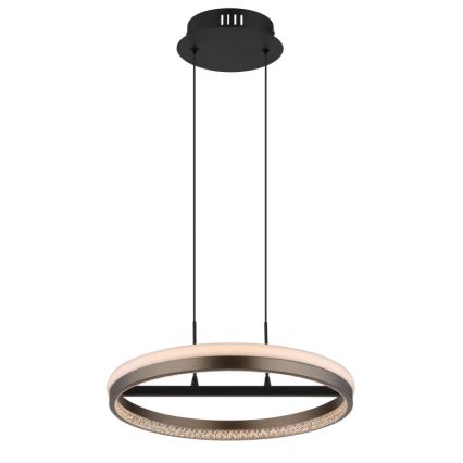 Globo - Suspension LED sur câble, 40 W, 230 V, 3000/4000/6000 K, Ø 39,7 cm