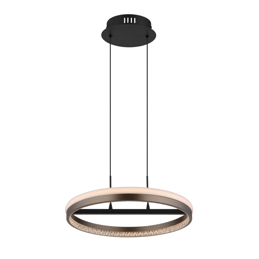 Globo - Suspension LED sur câble, 40 W, 230 V, 3000/4000/6000 K, Ø 39,7 cm