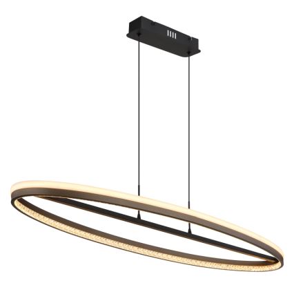 Globo - Lampadario LED a sospensione con filo LED/60W/230V 3000/4000/6000K marrone