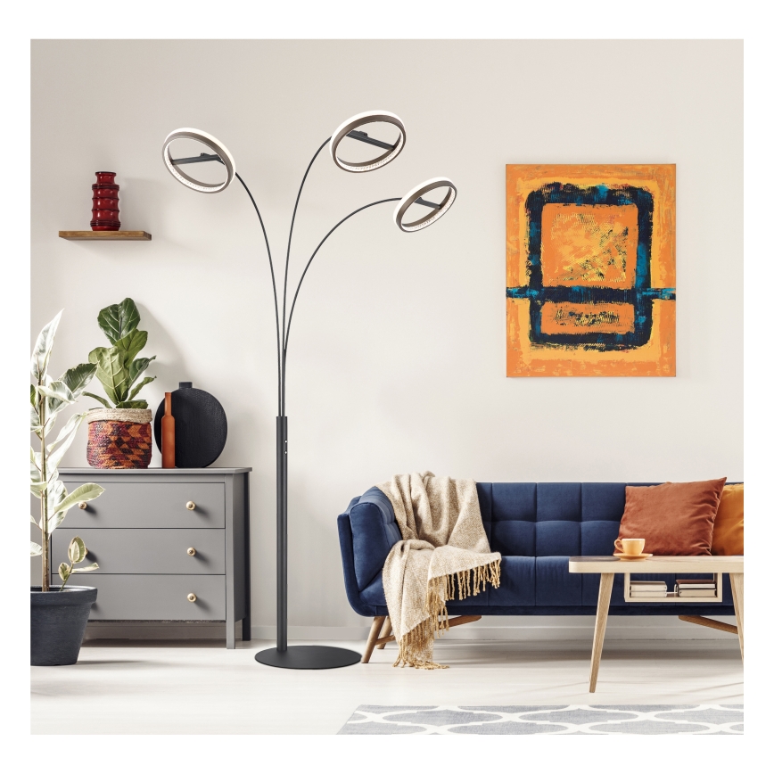 Globo - Lampada da terra LED dimmerabile con controllo touch LED/48W/230V 3000/4000/6000K