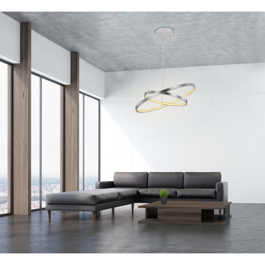 Globo - Lampadario a sospensione con filo LED dimmerabile 2xLED/21W/230V