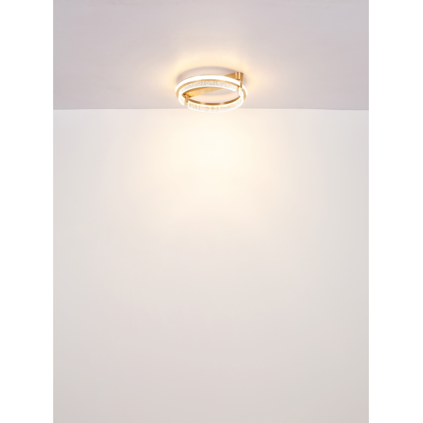 Globo - Plafonnier à intensité variable en cristal LED/36W/230V 2700K-6000K + télécommande