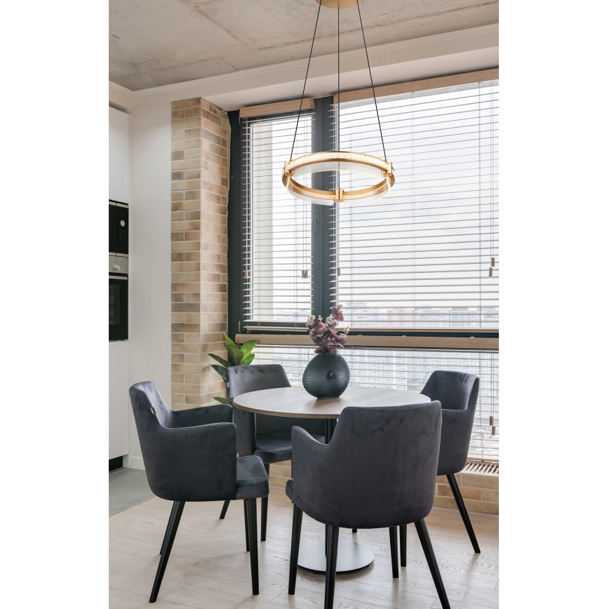 Globo - LED Dimmerabile cristallo lampadario su filo LED/36W/230V 2700K-6000K + telecomando