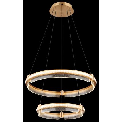 Globo - LED Dimmerabile cristallo lampadario su filo LED/78W/230V 2700K-6000K + telecomando