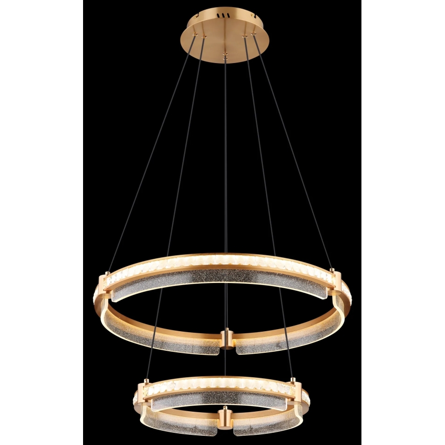 Globo - LED Dimmerabile cristallo lampadario su filo LED/78W/230V 2700K-6000K + telecomando