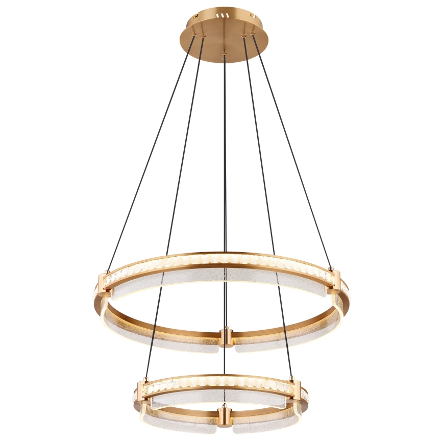 Globo - LED Dimmerabile cristallo lampadario su filo LED/78W/230V 2700K-6000K + telecomando