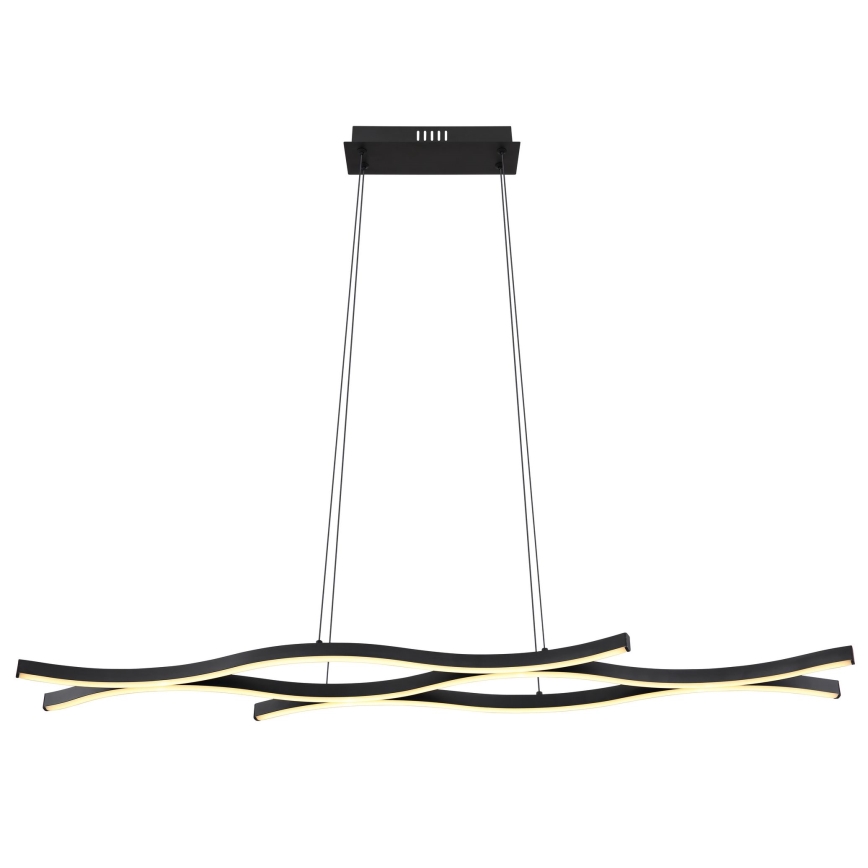 Globo - Lampadario LED a sospensione con filo LED/35W/230V nero