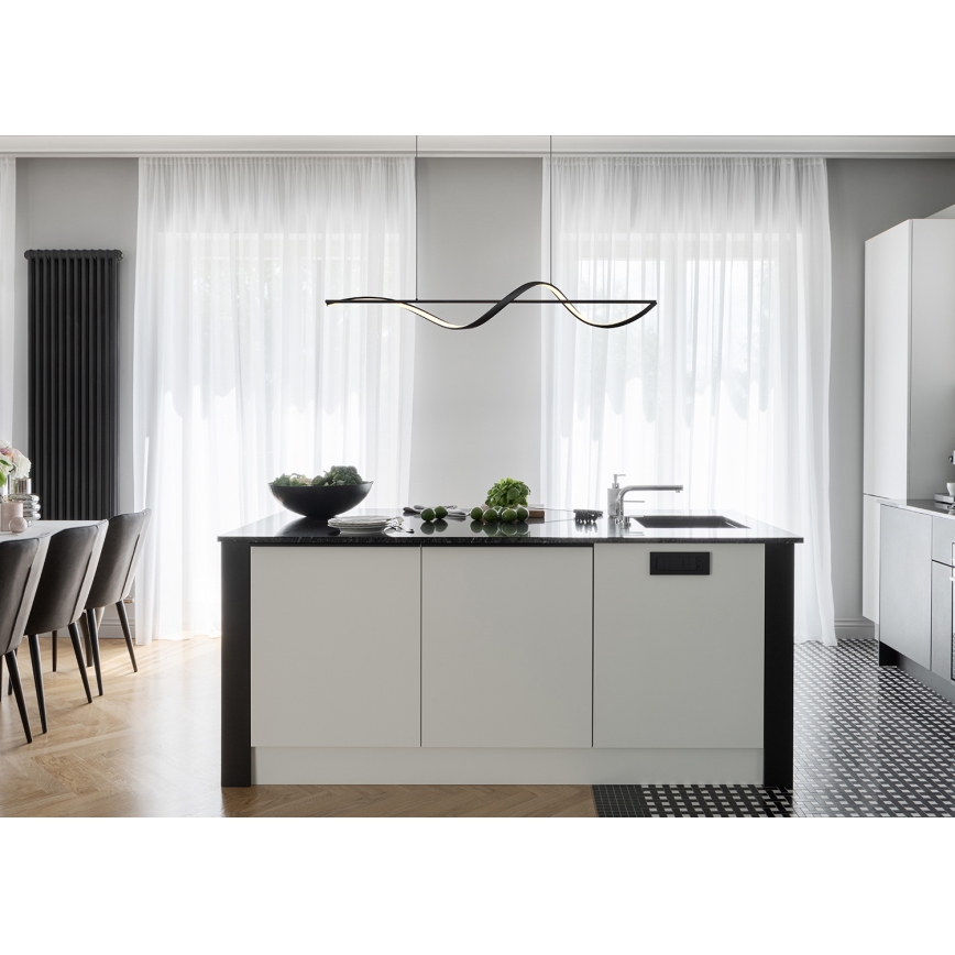 Globo - LED-Hängeleuchte LED/24W/230V 3000K schwarz