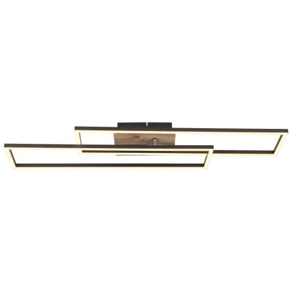 Globo - Plafonnier LED/30W/230V 3000K 60x80 cm noir