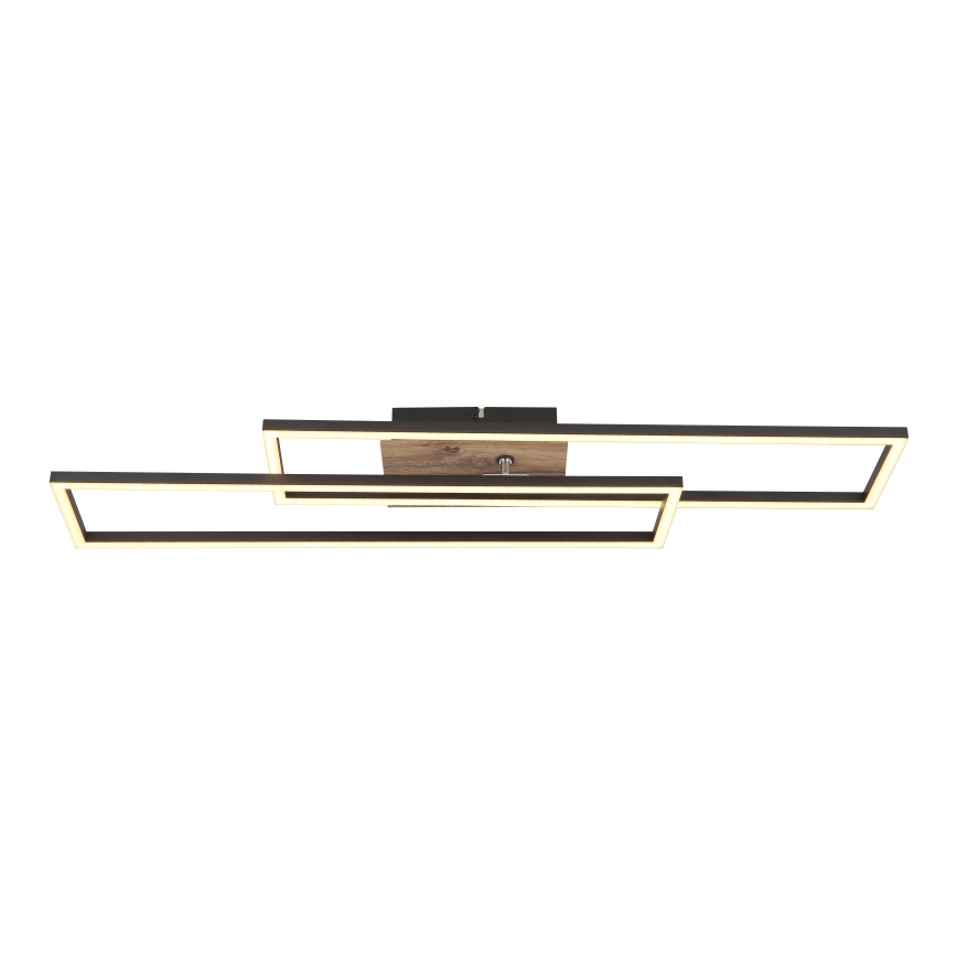 Globo - Plafonnier LED/30W/230V 3000K 60x80 cm noir