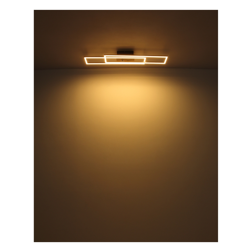 Globo - Plafonnier LED/30W/230V 3000K 60x80 cm noir