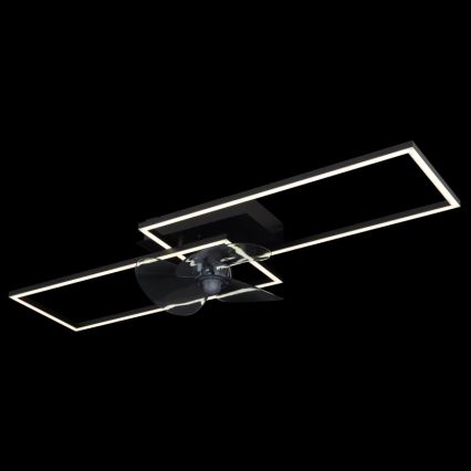 Globo - Dimmbare LED-Deckenleuchte mit Ventilator LED/38W/230V 3000-6500K + Fernbedienung