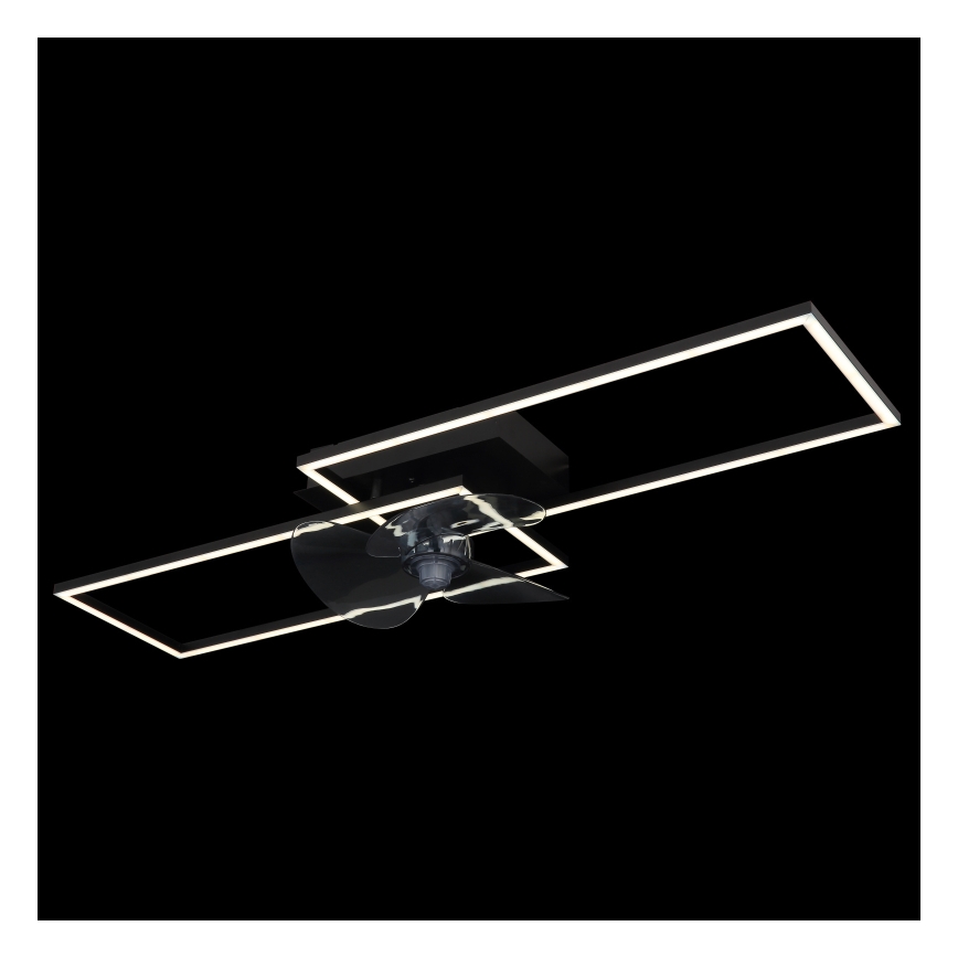 Globo - Dimmbare LED-Deckenleuchte mit Ventilator LED/38W/230V 3000-6500K + Fernbedienung