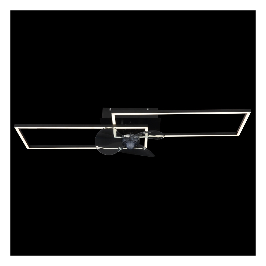 Globo - Dimmbare LED-Deckenleuchte mit Ventilator LED/38W/230V 3000-6500K + Fernbedienung
