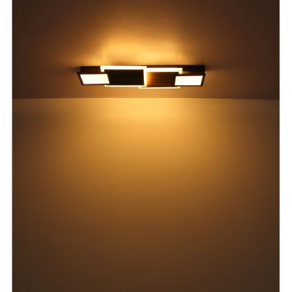 Globo 67279-30 - Plafonnier LED CAROLINE LED/30W/230V 25x71,5 cm beige/noir