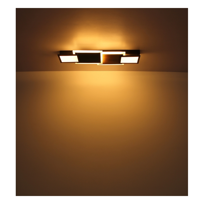 Globo 67279-30 - Plafonnier LED CAROLINE LED/30W/230V 25x71,5 cm beige/noir