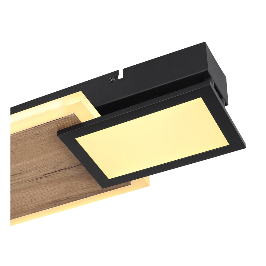 Globo 67279-30 - Plafonnier LED CAROLINE LED/30W/230V 25x71,5 cm beige/noir