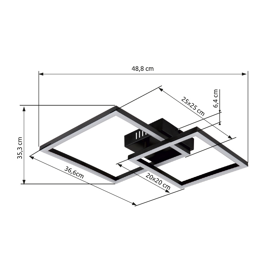 Globo - Plafoniera LED LED/20W/230V 3000K