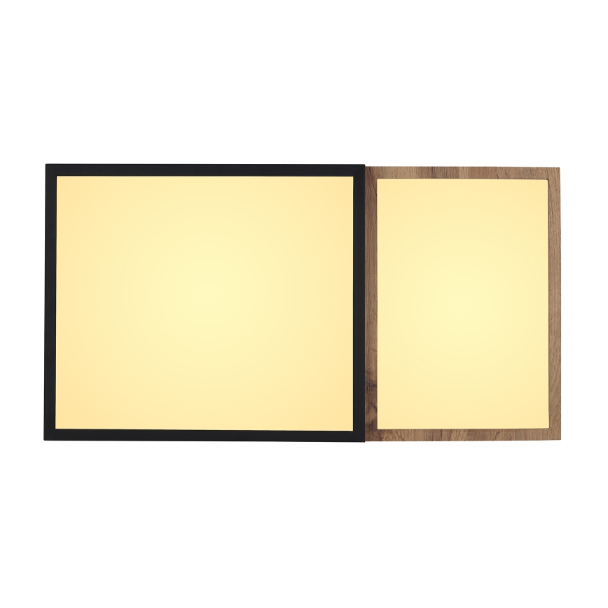 Globo 67286-30 - LED Deckenleuchte GUNDI LED/30W/230V 35x65 cm braun/schwarz