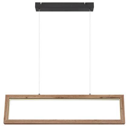 Globo 67287H - Lampada a sospensione con cavo MANDERA LED/24W/230V, marrone