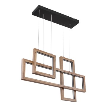 Globo 67287H1 - LED-Pendelleuchte an Kabel MANDERA LED/40W/230V braun