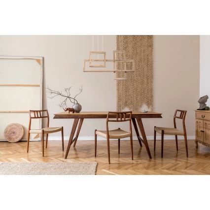 Globo 67287H1 - Suspension LED sur câble MANDERA LED/40W/230V marron