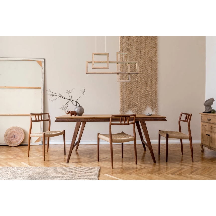 Globo 67287H1 - Suspension LED sur câble MANDERA LED/40W/230V marron