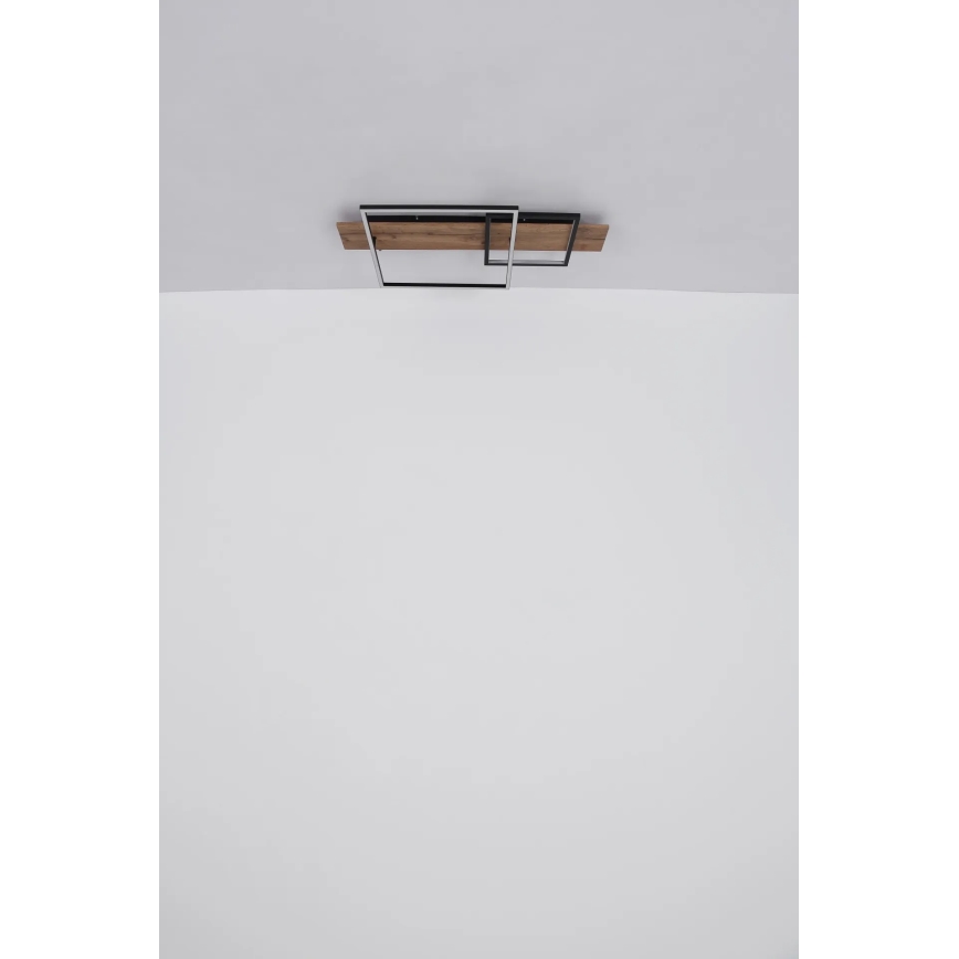Globo 67289D1 - Plafoniera LED VANNI LED/24W/230V 40x75 cm marrone/nero