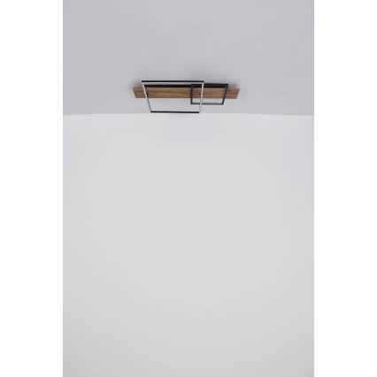 Globo 67289D1 - Plafonnier LED VANNI LED/24W/230V 40x75 cm marron/noir