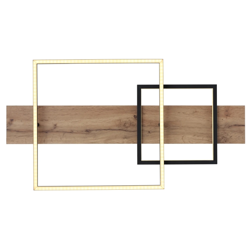 Globo 67289D1 - Plafonnier LED VANNI LED/24W/230V 40x75 cm marron/noir