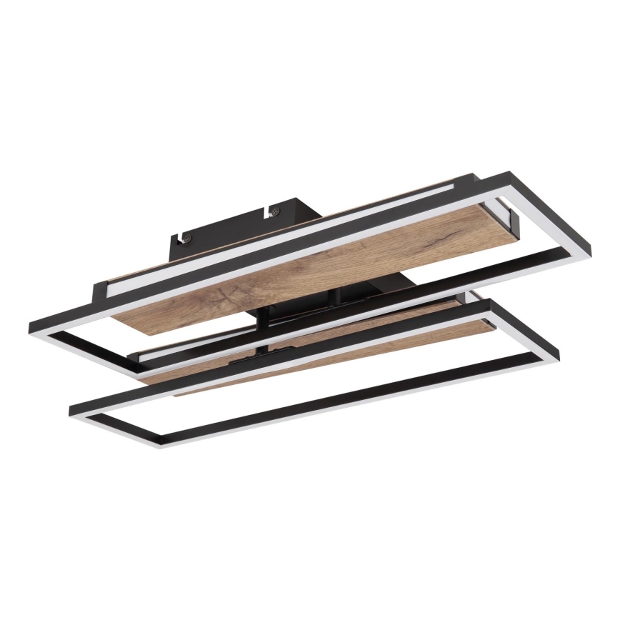 Globo 67299D1 - plafonnier LED COLLI LED/48W/230V 52x60 cm marron/noir