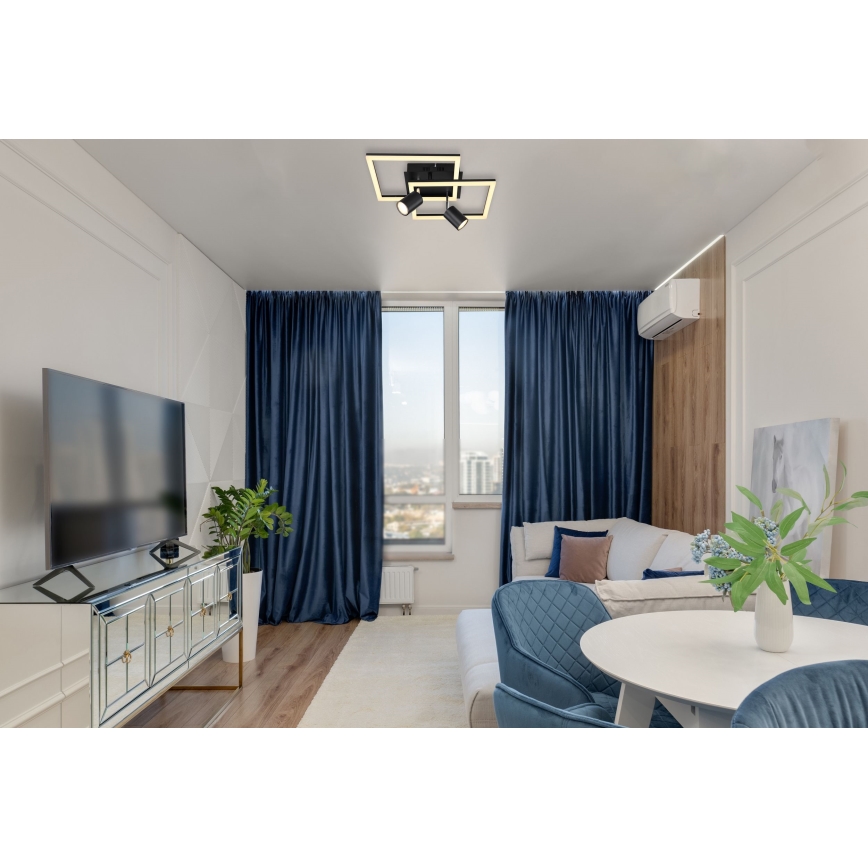 Globo - Plafoniera LED 2xLED/18W/230V + 2xGU10/35W/230V