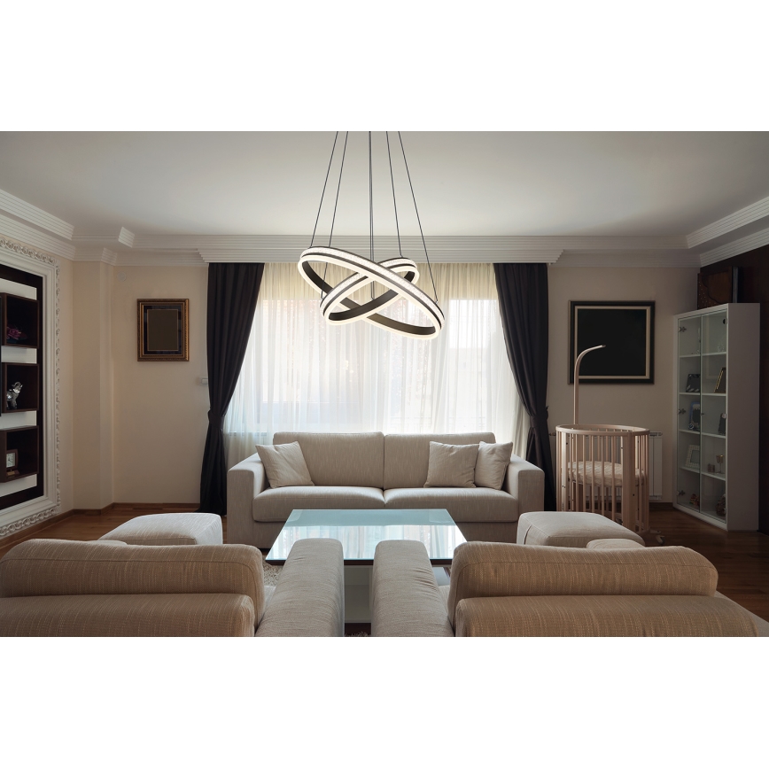 Globo - Lampadario a sospensione con filo LED dimmerabile LED/60W/230V 2700K-6000K + telecomando