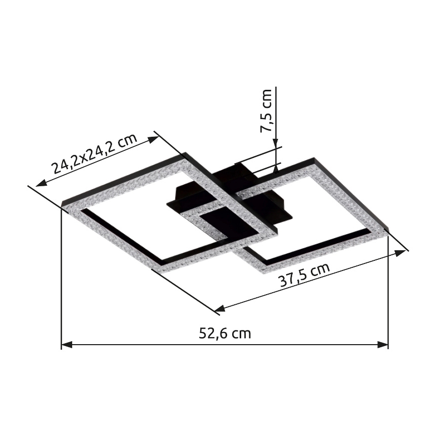 Globo - Plafoniera LED LED/20W/230V