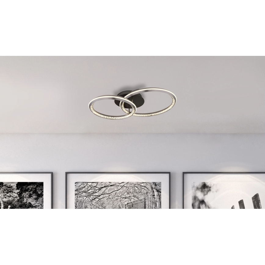 Globo - LED dimmbare Deckenleuchte LED/50W/230V 2700-6000K 50x75 cm + Fernbedienung