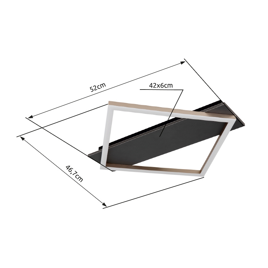 Globo - Plafoniera LED LED/18W/230V