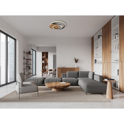 Globo - Plafonnier LED/24W/230V noir