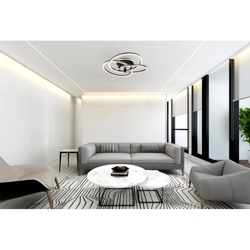 Globo - LED-dimmbare Deckenleuchte LED/75W/230V 2700-6000K Ø 78 cm + Fernbedienung