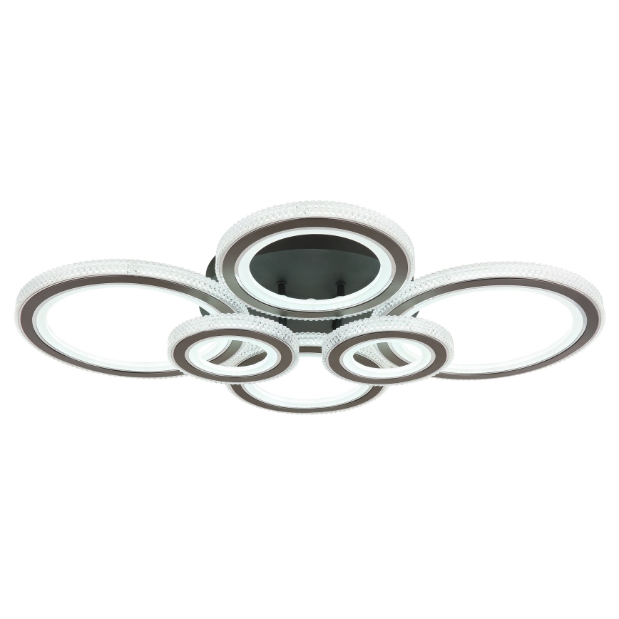 Globo - Plafonnier LED dimmable LED/60W/230V 2700-6000K 56x78 cm anthracite + télécommande