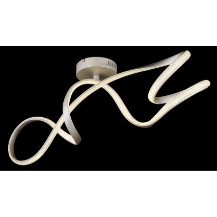 Globo - Lampadario a plafone LED LED/30W/230V cromo opaco