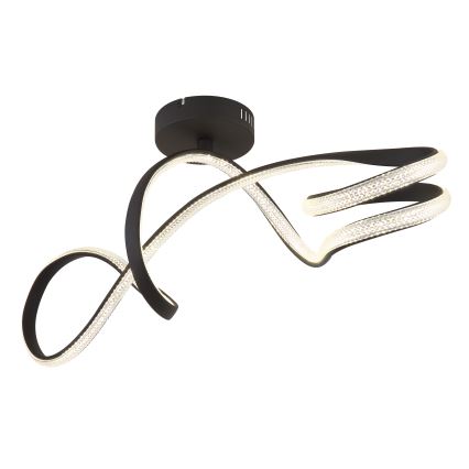Globo - Lampadario a plafone LED LED/30W/230V nero