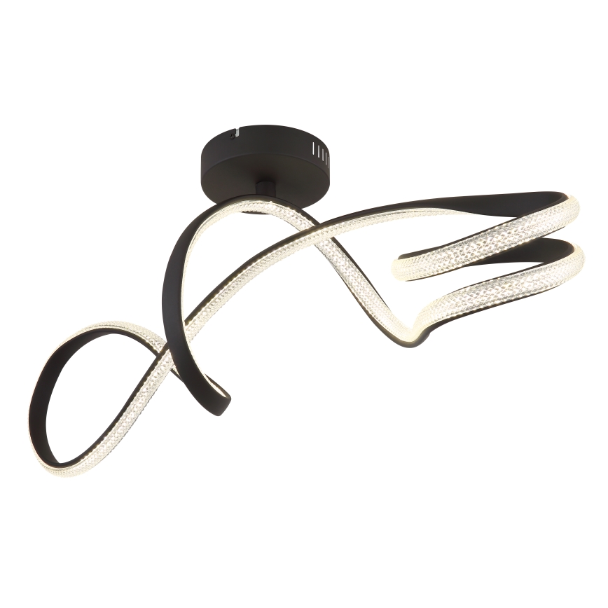 Globo - Lampadario a plafone LED LED/30W/230V nero