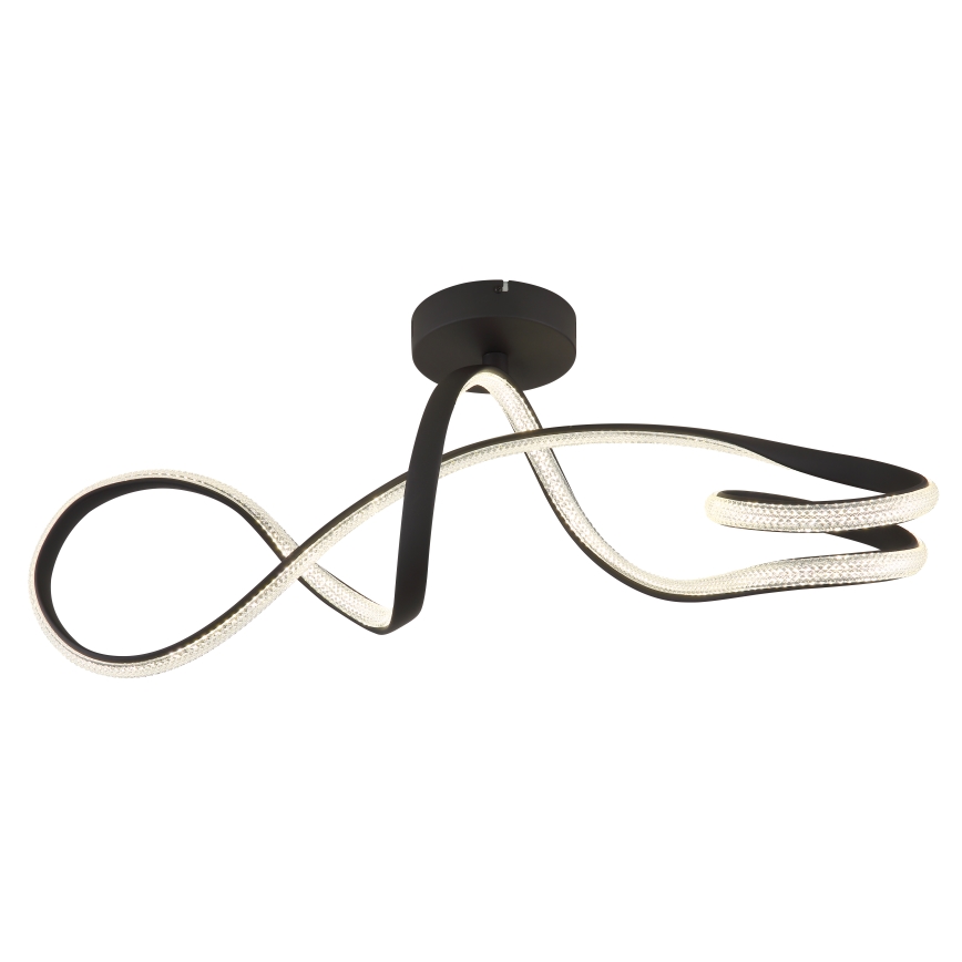 Globo - Lampadario a plafone LED LED/30W/230V nero