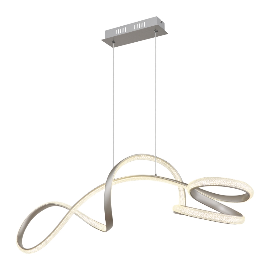 Globo - LED-Hängeleuchte LED/40W/230V matt Chrom