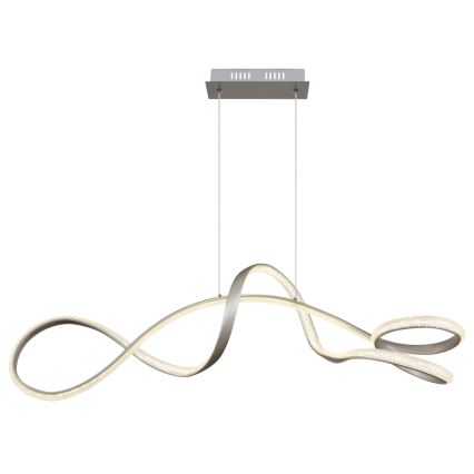 Globo - LED-Hängeleuchte LED/40W/230V matt Chrom
