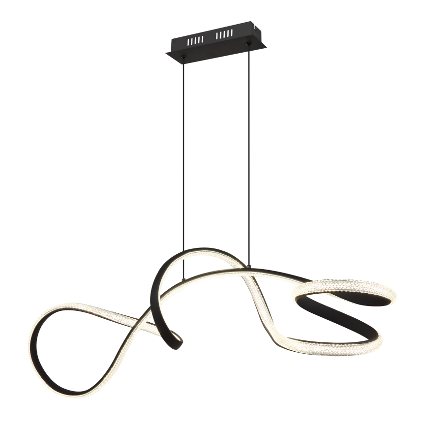 Globo - Lampadario LED a sospensione con filo LED/40W/230V nero