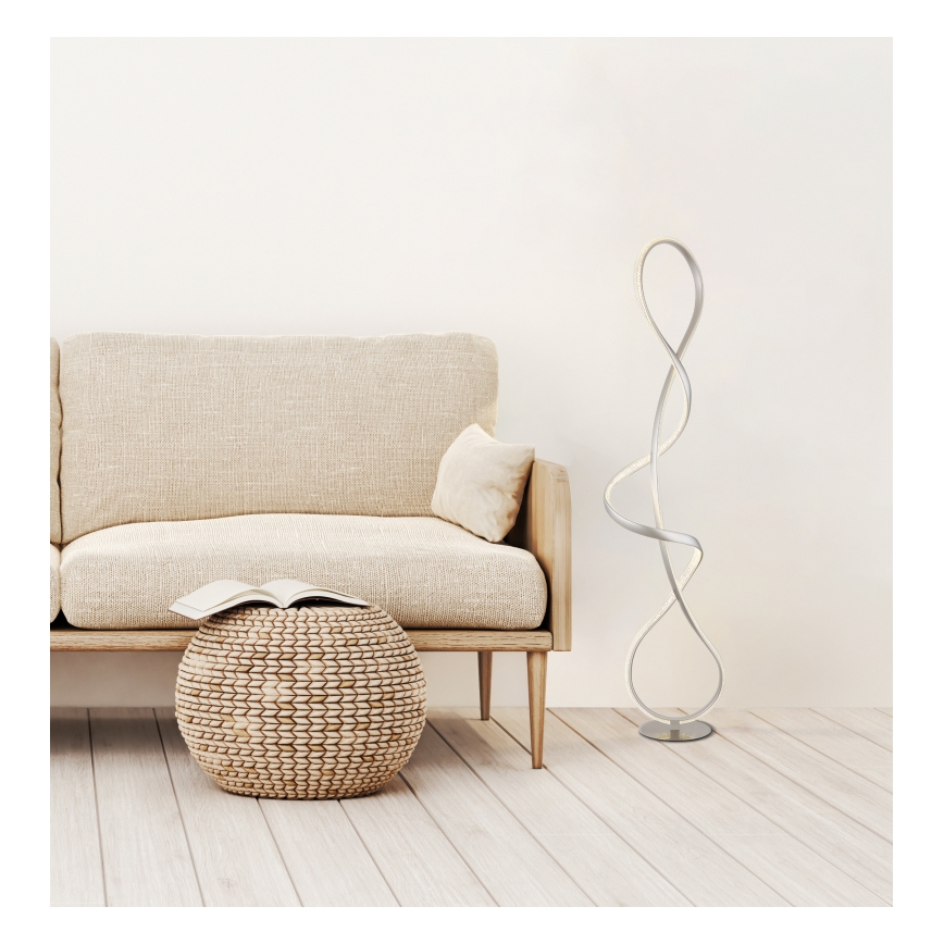 Globo - LED-Stehleuchte LED/36W/230V matt Chrom