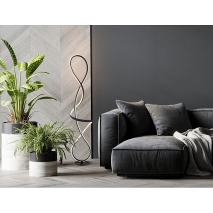 Globo - Lampadaire LED/36W/230V noir